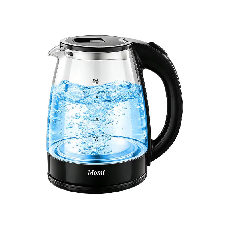 Bouilloire électrique en verre 2 litres