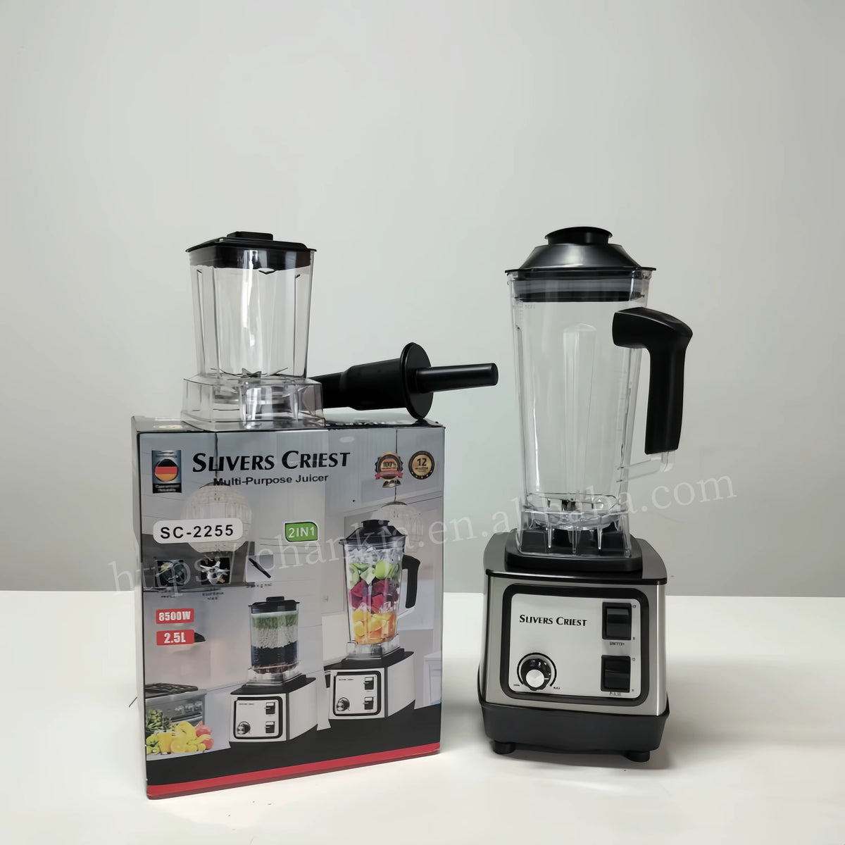 🥤 Blender Multifonction 2 en 1 SLIVERS CREST SC-2255