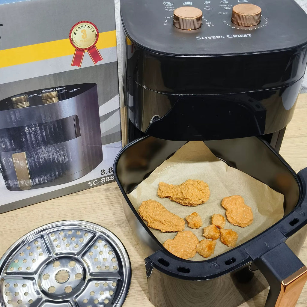 🌟 Air Fryer (Friteuse sans huile) SLIVERS CRIEST 8.8L 🌟