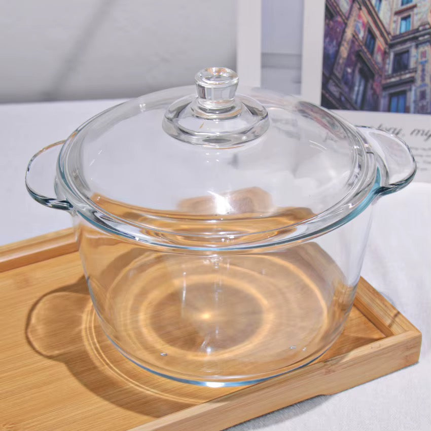 Soupière en verre