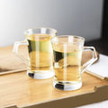 Mini chopes à shot en verre transparent 6 pièces