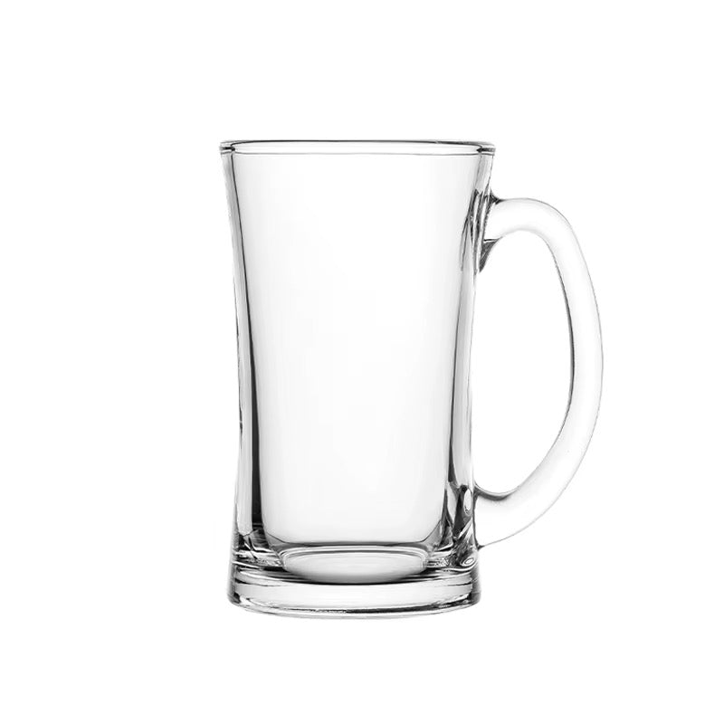 Choppes à bière en verre Épais avec poignée