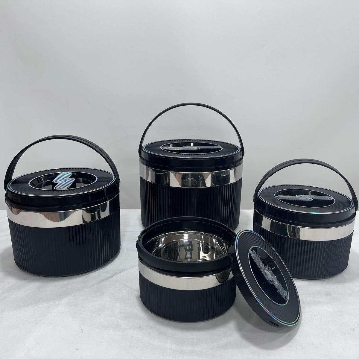Ensemble de 4 Gamelles / Thermos Isotermes Design 4 pièces