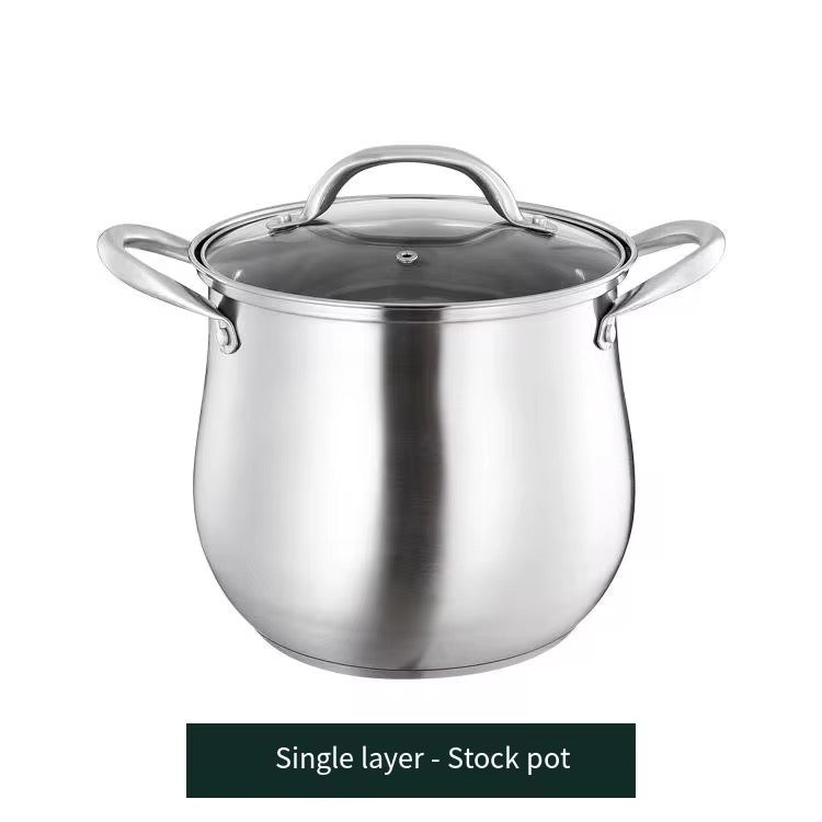 Ensemble de cuisson en acier inoxydable multifonctions 22cm