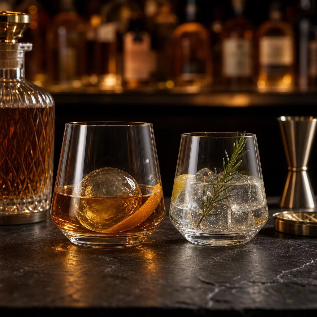 🍹 Verres à Cocktails et Boissons en Verre Transparent Premium 🍋 (6 pièces)