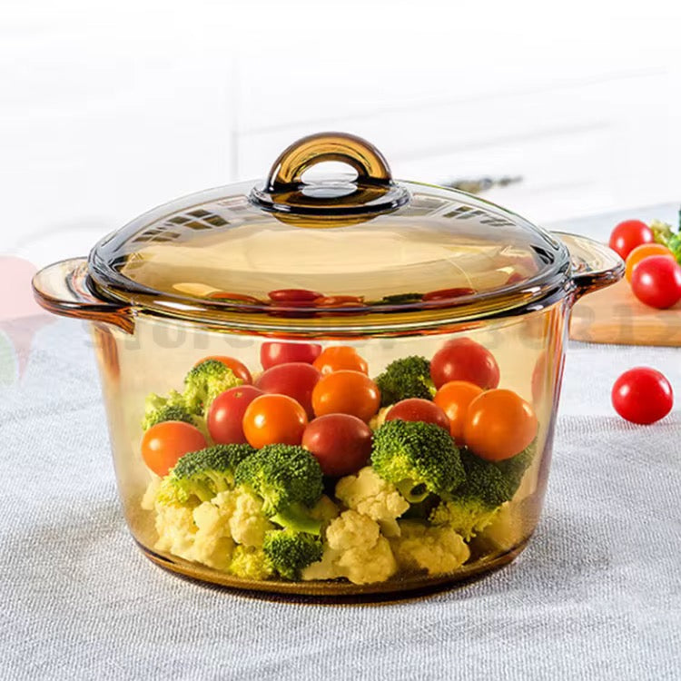 Soupière en verre