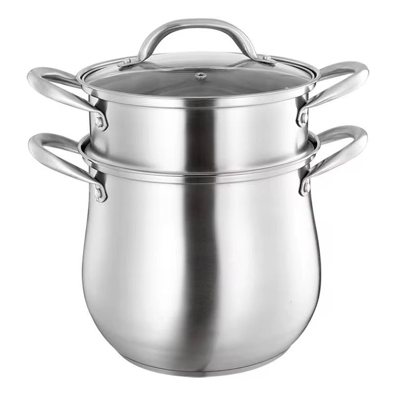 Ensemble de cuisson en acier inoxydable multifonctions 22cm