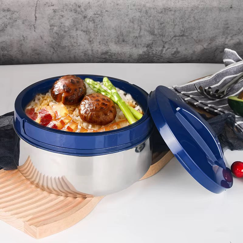 Ensemble de plats thermiques isotherme en inox 3 pièces