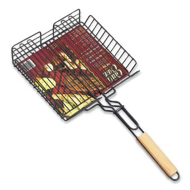 🥩 Panier / Grille de Barbecue Double avec Poignée Ergonomique 🌽