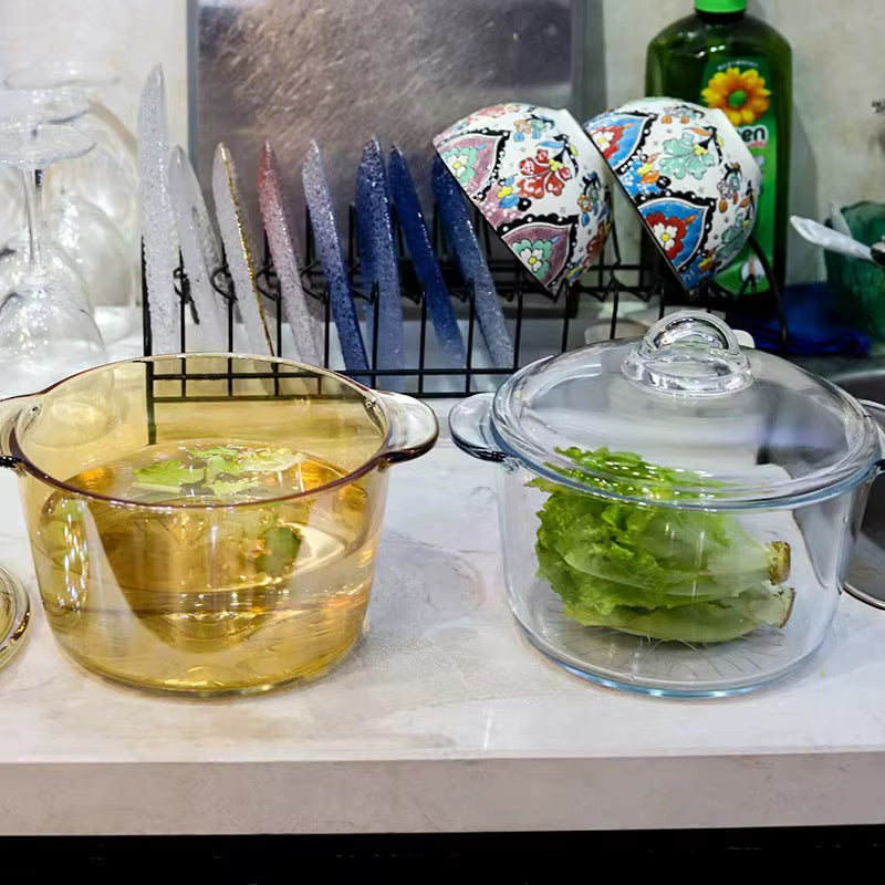 Soupière en verre
