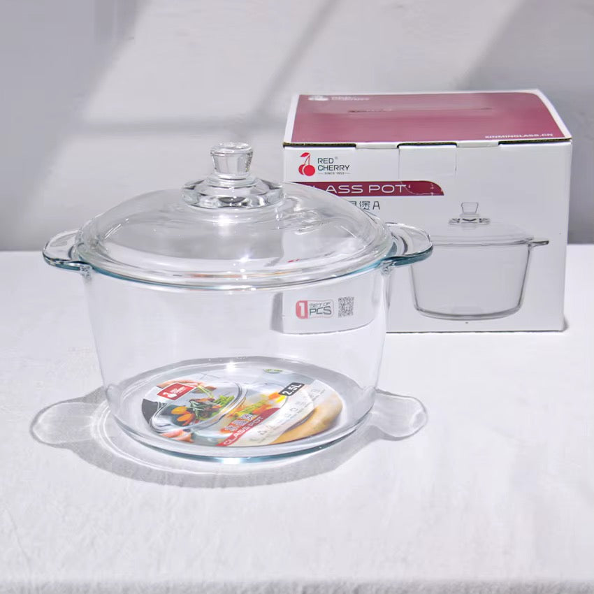 Soupière en verre