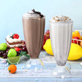 Verre à milkshake et smoothie 6 pièces