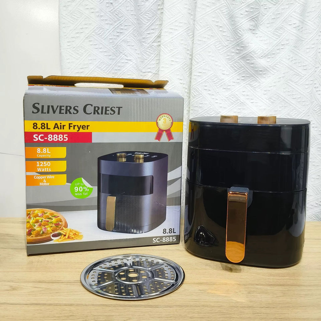 🌟 Air Fryer (Friteuse sans huile) SLIVERS CRIEST 8.8L 🌟