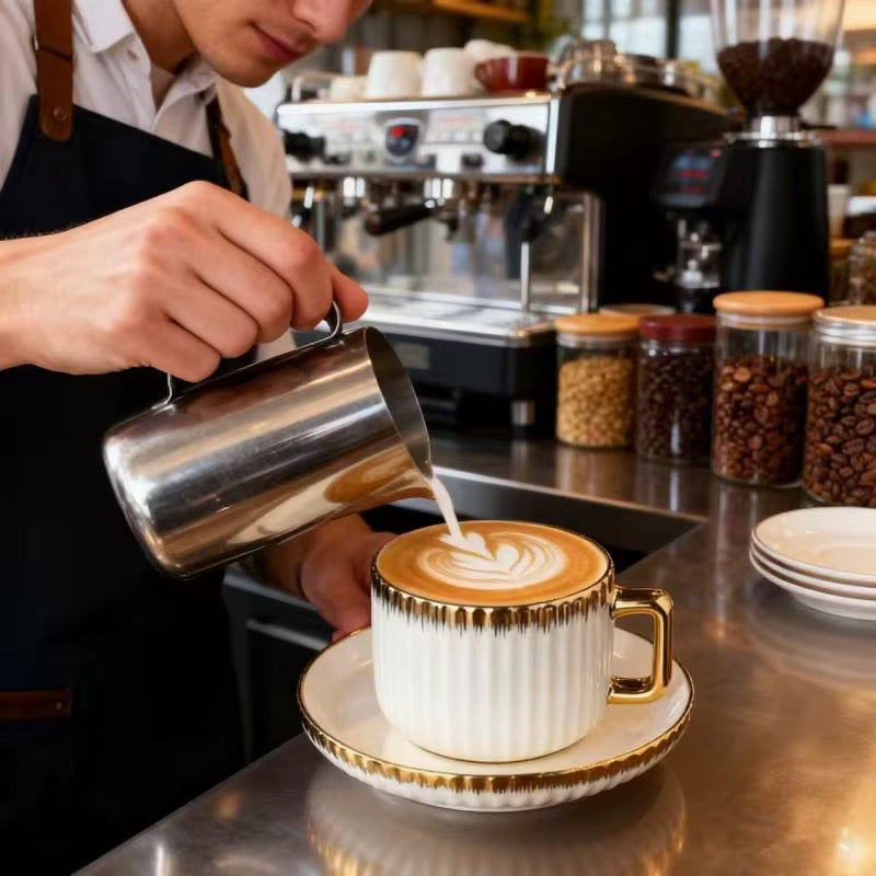 Tasse et sous tasses 12 pièces